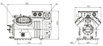Компрессор поршневой DMZL 4VD-15.2