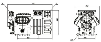 Компрессор поршневой DMZL 6WD-30.2