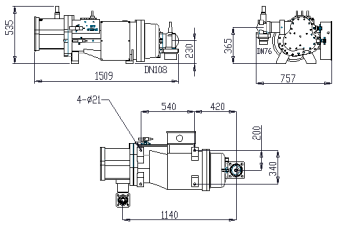 Винтовой компрессор DMZL SLG 520-180