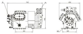 Компрессор поршневой DMZL 6S251D