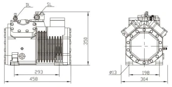 Компрессор поршневой DMZL RFC-4YG-7.2