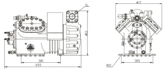 Компрессор поршневой DMZL 4S151D
