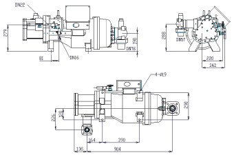 Винтовой компрессор DMZL SLG 290-100